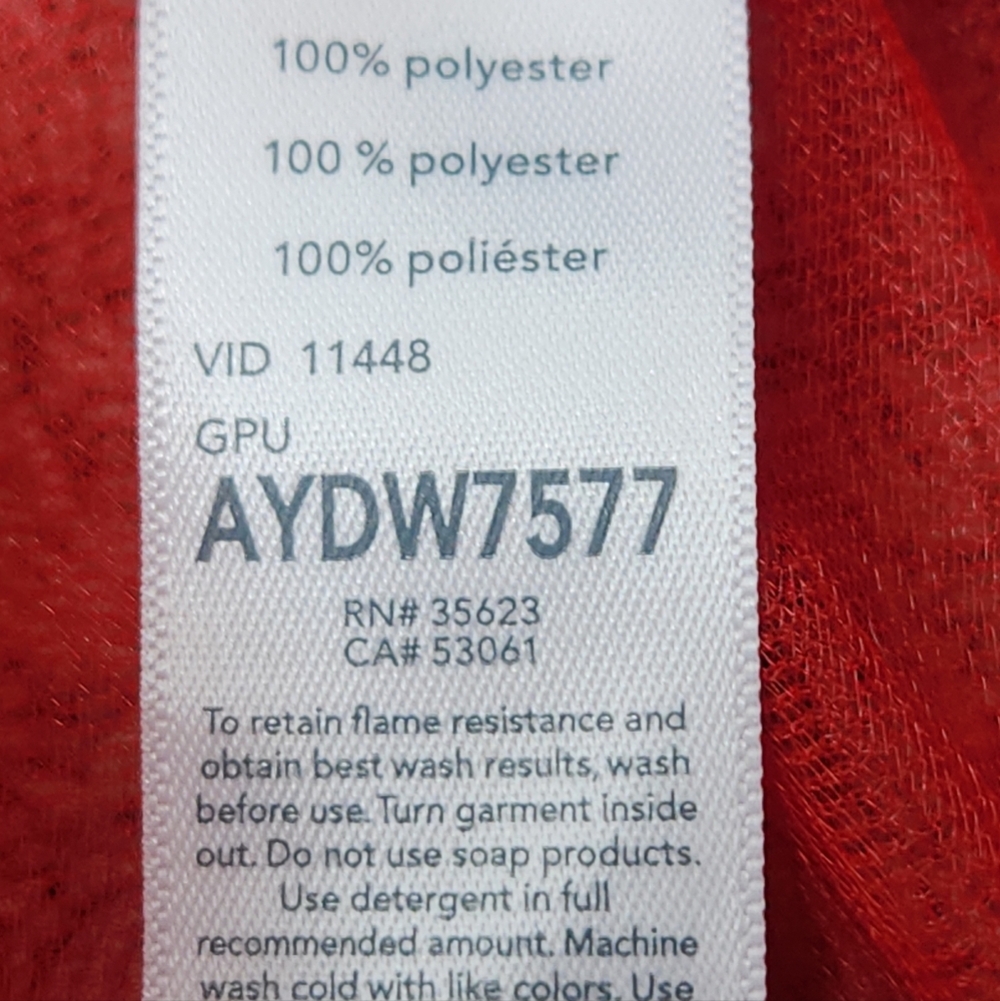 Toddler's Red Tulle Skirt - Carter's - 18M - Picture 7 of 8